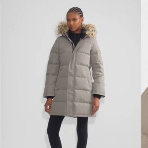 Aritzia Tna Powder Parka, Modern Taupe, Size XL, Like new!!